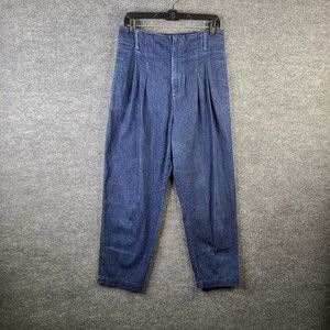 Adriano Goldschmied Jeans Womens 28 Blue High Rise Yasmeen Pleated Trouser